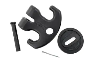 RS177B | Rough Country UTV Multi Function Winch Cleat | Black