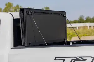 Rough Country - 49320550 | Rough Country Hard Tri-Fold Flip Up Bed Cover For Ram 1500 / 1500 TRX | 5'7" Bed - Image 7