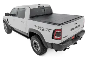 Rough Country - 49320550 | Rough Country Hard Tri-Fold Flip Up Bed Cover For Ram 1500 / 1500 TRX | 5'7" Bed - Image 8