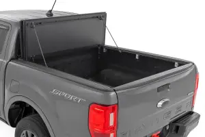 Rough Country - 49220500 | Rough Country Hard Tri-Fold Flip Up Bed Cover (2019-2023 Ranger 2WD/4WD | 5' Bed) - Image 2