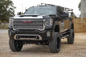 Rough Country - 10140 | Rough Country 7 Inch Lift Kit For Chevrolet Silverado / GMC Sierra 2500 HD & 3500 HD 4WD | No Factory Rear Overload Springs, M1 Monotube Shocks - Image 8