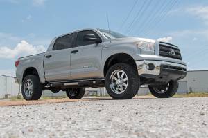 Rough Country - 76850 | Rough Country 3.5 Inch Lift Kit For Toyota Tundra 2/4WD (2007-2021) | Aluminum Finish, Front Vertex Adjustable Coilovers (4WD Only), Rear Vertex Adjustable Shocks - Image 5