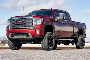 Rough Country - 10250 | Rough Country 5 Inch Lift Kit For Chevrolet Silverado / GMC Sierra 2500 HD & 3500 HD 4WD | NTD, No Factory Rear Overload Springs, Vertex Reservoir Shocks - Image 2