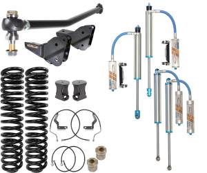 CS-F55-PT25-23 | Carli Suspension Carli Tuned King 2.5" Remote Reservoir Shocks Front & Rear 5.5" Lift Pintop System For Ford F-250/F-350 4WD | Diesel