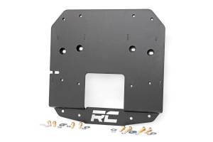 Rough Country - 10529 | Rough Country Tire Carrier Relocation Plate Jeep Wrangler JL / Wrangler Unlimited | Without Rear Proximity Sensors - Image 2