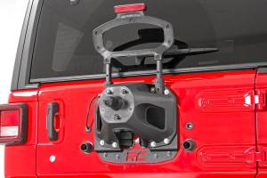 Rough Country - 10529 | Rough Country Tire Carrier Relocation Plate Jeep Wrangler JL / Wrangler Unlimited | Without Rear Proximity Sensors - Image 4