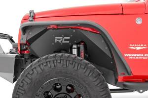 Rough Country - 10533 | Rough Country Jeep Tubular Front & Rear Fender Flares Set (2007-2018 Wrangler JK) - Image 4