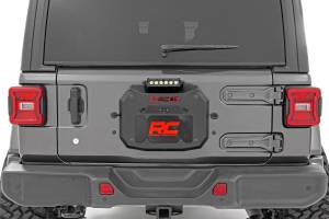 Rough Country - 10584 | Rough Country Spare Tire Carrier Delete Kit For Jeep Wrangler JL / Wrangler Unlimited JL | Black Series Light Bar - Image 2