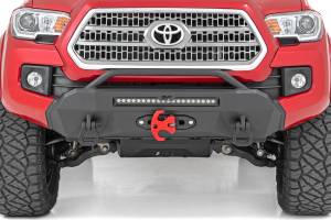 Rough Country - 10712 | Rough Country Front Hybrid Bumper For Toyota Tacoma 2/4WD | 2016-2023 | Winch Mount Only, No Lights - Image 3