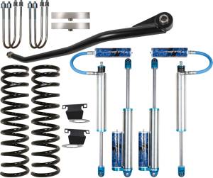 CS-DPT25-LVL-19-D-3500 | Carli Suspension Carli Tuned King 2.5" Remote Reservoir Shocks 2.5" Lift Pintop System For Dodge Ram 3500 4WD | Diesel