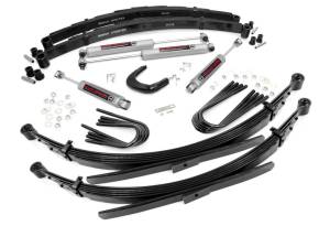 Rough Country - 245.20 | 4 Inch GM Suspension Lift Kit w/ Premium N3 Shocks (52 Inch Rear Springs) - Image 1