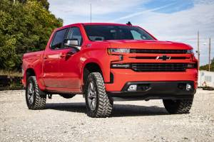 Rough Country - 29540 | Rough Country 3.5 Inch Lift Kit With Aluminum Control Arms M1 Struts / M1 Rear Shocks (2019-2024 Silverado 1500 2WD/4WD | Multi Leaf Springs) - Image 2