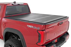 47514551B | Rough Country Hard Low Profile Bed Cover For Toyota Tundra | 5'8" Bed With Cargo Management