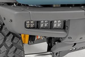 Rough Country - 51087 | Rough Country Triple LED Fog Light Kit | Black Series With White DRL (2021-2026 Bronco 4WD) - Image 3