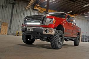 59850 | Rough Country 6 Inch Lift Kit For Ford F-150 4WD | Vertex Coilovers With Vertex Shocks