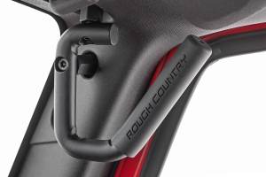 Rough Country - 6501 | Rough Country Grab Handles For Jeep Wrangler JK (2007-2018) | Black, Front Position - Image 2