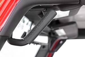 Rough Country - 6501 | Rough Country Grab Handles For Jeep Wrangler JK (2007-2018) | Black, Front Position - Image 3