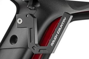 Rough Country - 6509 | Rough Country Grab Handles Aluminum For Jeep Wrangler JK (2007-2018) | Black, Front & Rear Position - Image 3