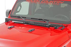 Rough Country - 70057 | Rough Country LED Light Kit For Jeep Gladiator JT / Wrangler JL | Black Series Light - Image 2