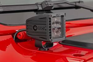 Rough Country - 70060 | Rough Country LED Light Kit For Jeep Gladiator JT / Wrangler JL | Black Series With Amber DRL - Image 3