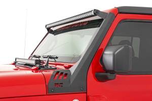 Rough Country - 70065 | Rough Country LED Light Kit For Jeep Gladiator JT / Wrangler JL | Black Series, Single Row - Image 3