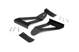 Rough Country - 70075 | Rough Country Upper Windshield Light Kit Black Series Single Row (1984-2001 Cherokee XJ 2WD/4WD) - Image 2