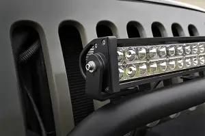 Rough Country - 70207 | Rough Country 20 Inch LED Light Bar Bumper Hoop Mounts For Jeep Wrangler JK / Cherokee XJ - Image 2