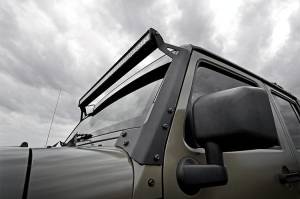 Rough Country - 70504 | Jeep 50-inch Straight LED Light Bar Upper Windshield Mounts (07-18 Wrangler JK) - Image 3