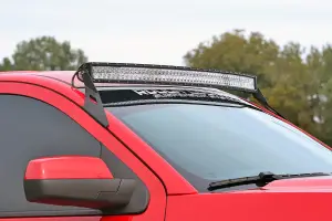 70514 | GM 54-inch Curved LED Light Bar Upper Windshield Mounts (14-18 1500 PU)