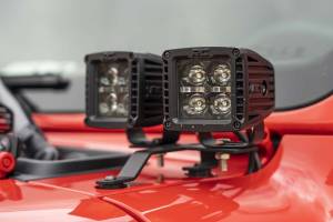Rough Country - 70822 | Rough Country LED Light Kit For Jeep Gladiator JT / Wrangler 4xe / Wrangler JL | Black Series - Image 4