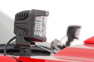 Rough Country - 70845 | Rough Country LED Ditch Light Kit For Chevrolet Silverado 1500 | 3 Inch Osram Wide Angle Series - Image 4
