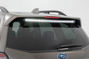 70879 | Rough Country Rear Mount Single Row Chrome Series 30 Inch LED Kit (2014-2018 Forester)