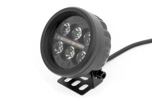 Rough Country - 70900A | Rough Country Black Series 3.5 Inch Round Amber LED Light | Pair - Image 3