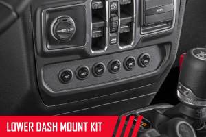 Rough Country - 70964 | Rough Country MLC-6 Multiple Light Controller For Jeep Gladiator JT / Wrangler Unlimited | Lower Dash Kit - Image 2