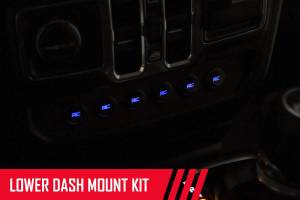 Rough Country - 70964 | Rough Country MLC-6 Multiple Light Controller For Jeep Gladiator JT / Wrangler Unlimited | Lower Dash Kit - Image 4