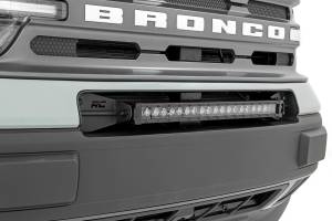 Rough Country - 71037 | Rough Country Bumper LED Light Kit For Bronco Sport | Black Series With White DRL - Image 2