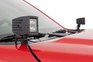 Rough Country - 71066 | Rough Country Ditch LED Light Kit For Nissan Frontier | Black Series With White DRL - Image 2