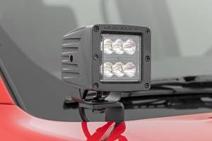 Rough Country - 71066 | Rough Country Ditch LED Light Kit For Nissan Frontier | Black Series With White DRL - Image 3