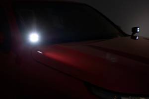 Rough Country - 71066 | Rough Country Ditch LED Light Kit For Nissan Frontier | Black Series With White DRL - Image 4