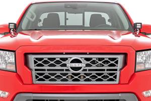 Rough Country - 71066 | Rough Country Ditch LED Light Kit For Nissan Frontier | Black Series With White DRL - Image 5