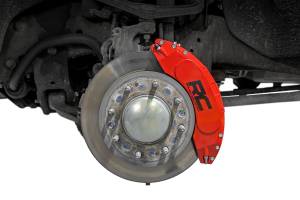 Rough Country - 71110 | Rough Country Caliper Covers For Chevrolet Silverado 2500 HD & 3500 HD / GMC Sierra 2500 HD & 3500 HD | Front And Rear, Red - Image 6