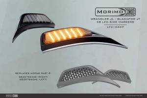 Morimoto - LF210447 | Morimoto XB LED Side Marker Lights For Jeep Wrangler JL / Gladiator JT | Pair - Image 4