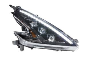 Morimoto - LF474-ASM | Morimoto XB LED Headlights With Amber Side Marker & Sequential Turn Signal For Nissan 370Z | Pair - Image 3