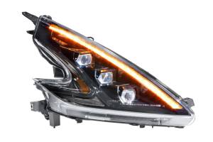 Morimoto - LF474-ASM | Morimoto XB LED Headlights With Amber Side Marker & Sequential Turn Signal For Nissan 370Z | Pair - Image 5