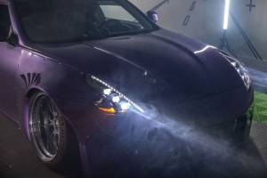 Morimoto - LF474-ASM | Morimoto XB LED Headlights With Amber Side Marker & Sequential Turn Signal For Nissan 370Z | Pair - Image 14