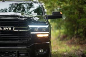 Morimoto - LF704 | Morimoto XB Hybrid LED Headlights With Amber Side Markers For Dodge Ram 2500/3500 HD | Pair - Image 7