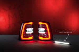 Morimoto - LF724 | Morimoto XB LED Tail Lights For Dodge Ram | Pair, Smoked (Gen 2) - Image 7