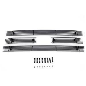 T-Rex Billet - 21546B | T-Rex Billet Series Grille | Horizontal | Aluminum | Black | 4 Pc | Overlay - Image 2