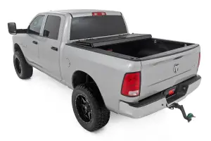 Rough Country - 49318650 | Rough Country Hard Tri-Fold Flip Up Bed Cover (2010-2018 Ram 1500 2WD/4WD | 2010-2024 Ram 2500 2WD/4WD | 6'4" Bed) - Image 5