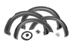 Rough Country - F-N101705A | Nissan Pocket Fender Flares | Rivets | Unpainted (17-21 Titan Crew Cab) - Image 1